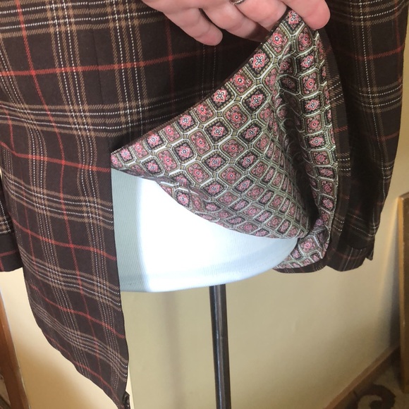 Vintage 60s OSCAR DE LA RENTA Size 39R Luxe Plaid Sportjacket MAD MEN Don Draper - Picture 13 of 16